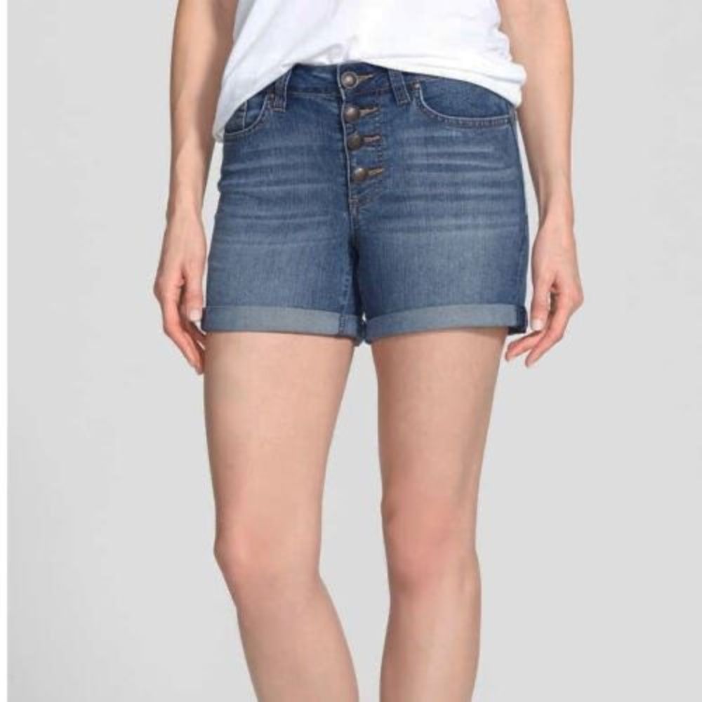 Jessica Simpson Black Vintage High Rise Shorts Size 29